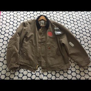 Carhartt Dearborn Sandstone Jacket w/ Sherpalining
